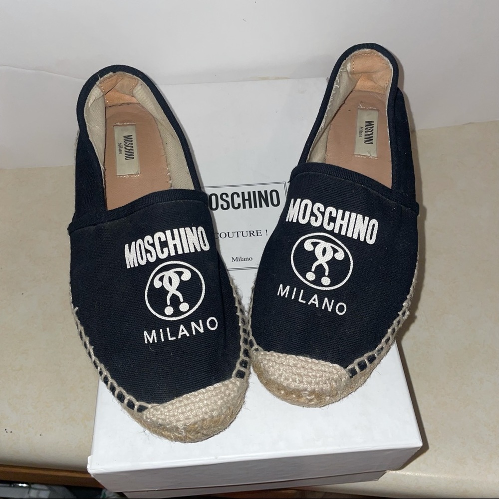 MOSCHINO MILANO ESPADRILLES SIZE 37 women’s